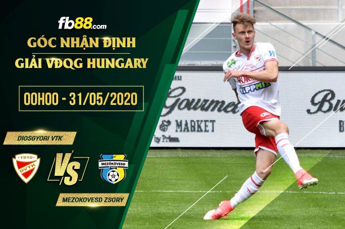 fb88-soi kèo Diosgyori VTK vs Mezokovesd Zsory