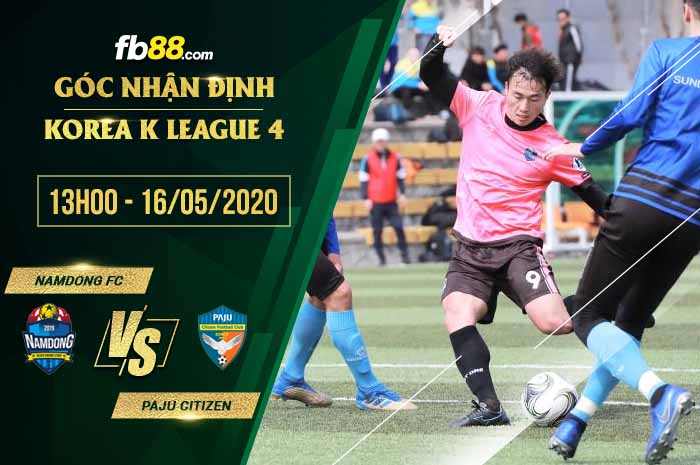 fb88-soi kèo FC Namdong vs Paju Citizen FC