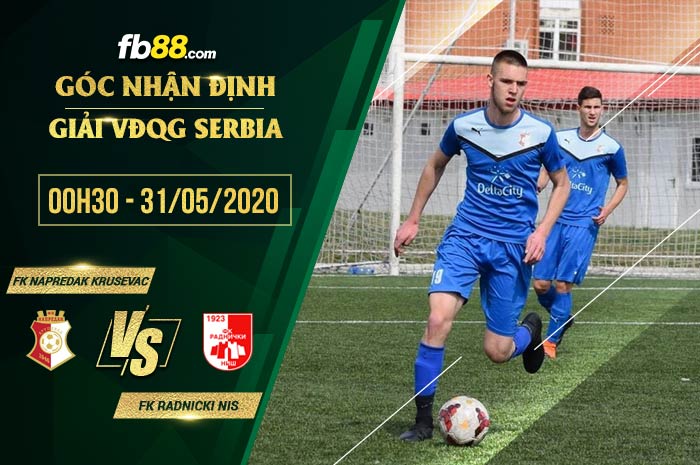 fb88-soi kèo FK Napredak Krusevac vs FK Radnicki Nis