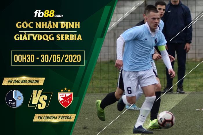 fb88-soi kèo FK Rad Belgrade vs FK Crvena Zvezda