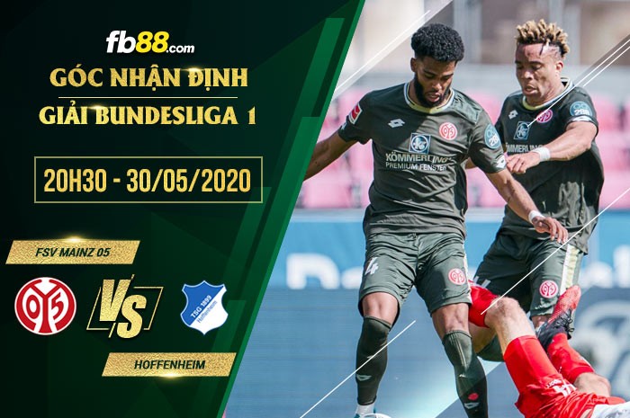 fb88-soi kèo FSV Mainz 05 vs TSG Hoffenheim