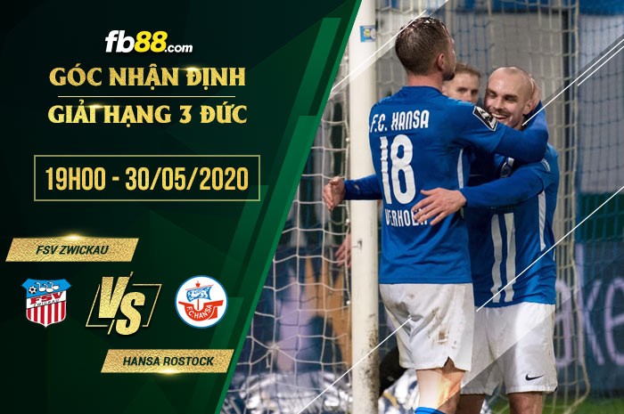 fb88-soi kèo FSV Zwickau vs Hansa Rostock