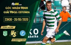 fb88-soi kèo Flora Tallinn vs JK Tammeka Tartu