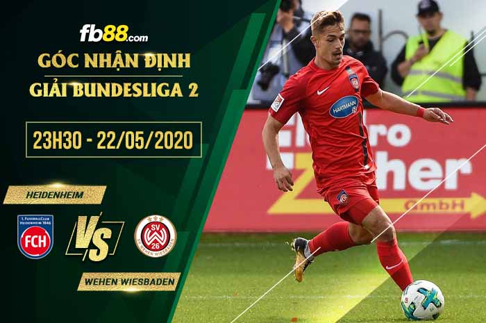 fb88-soi kèo Heidenheim vs SV Wehen Wiesbaden