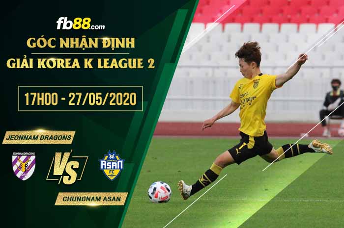 fb88-soi kèo Jeonnam Dragons vs Chungnam Asan