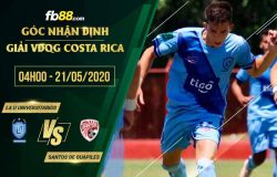 fb88-soi kèo La U Universitarios vs Santos De Guapiles