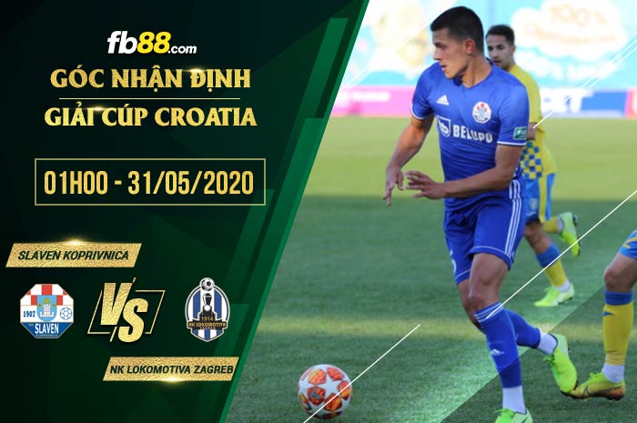 fb88-soi kèo NK Slaven Belupo vs NK Lokomotiva Zagreb