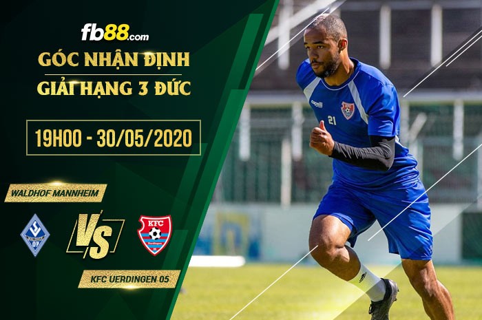 fb88-soi kèo SV Waldhof Mannheim vs KFC Uerdingen 05