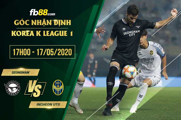 fb88-soi kèo Seongnam vs Incheon United