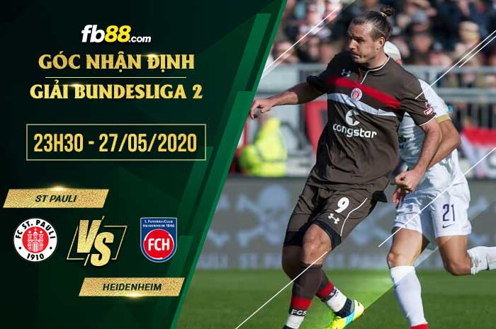 fb88-soi kèo St Pauli vs Heidenheim