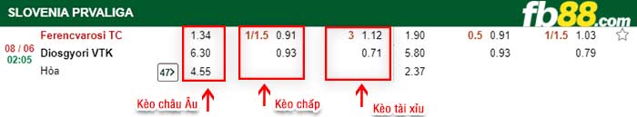 fb88-kèo chấp Ferencvarosi TC vs Diosgyor VTK