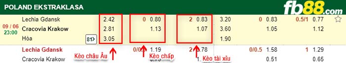 fb88-kèo chấp Lechia Gdansk vs Cracovia Krakow