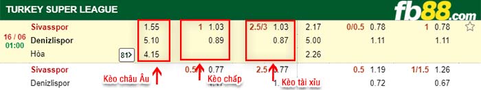 fb88-kèo chấp Sivasspor vs Denizlispor
