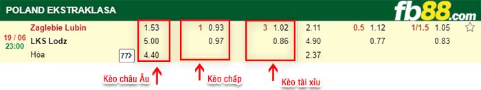 fb88-kèo chấp Zaglebie Lubin vs LKS Lodz