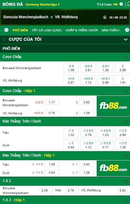 fb88-kèo nhà cái Borussia Monchengladbach vs VfL Wolfsburg