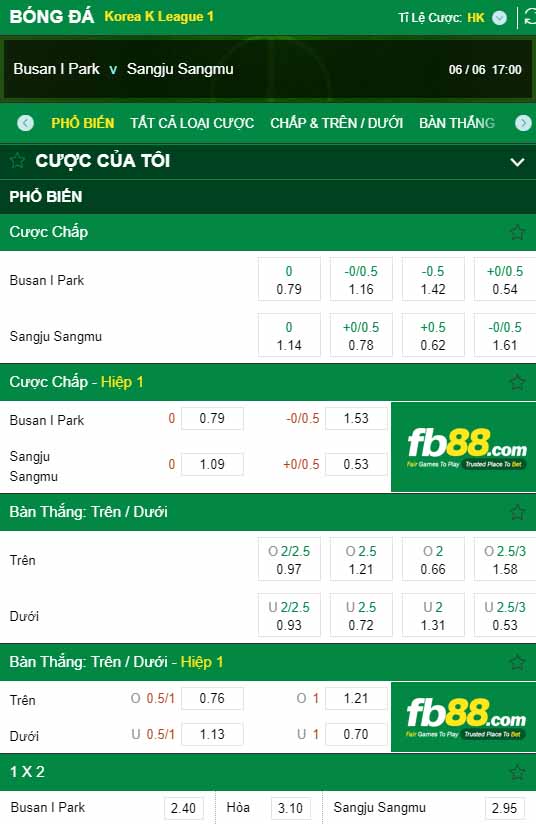 fb88-kèo nhà cái Busan I Park vs Sangju Sangmu Phoenix