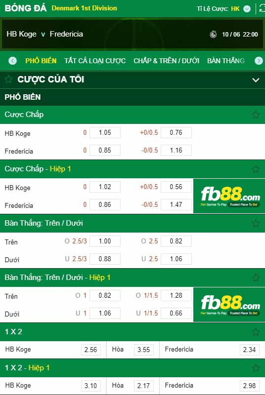 fb88-kèo nhà cái Herfolge Boldklub Koge vs Fredericia