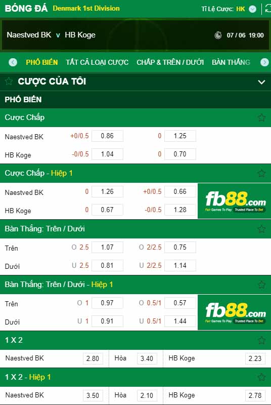 fb88-kèo nhà cái Naestved vs Herfolge Boldklub Koge