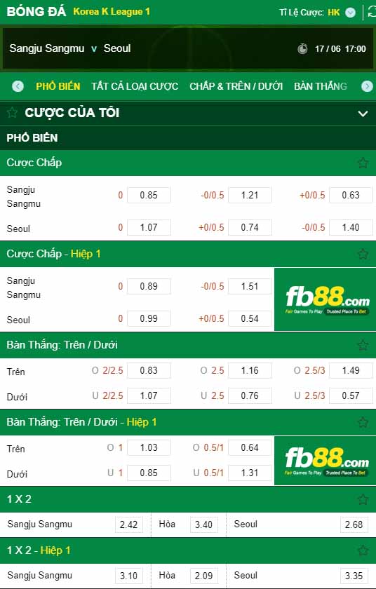 fb88-kèo nhà cái Sangju Sangmu Phoenix vs FC Seoul