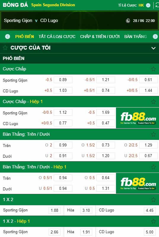 fb88-kèo nhà cái Sporting Gijon vs CD Lugo