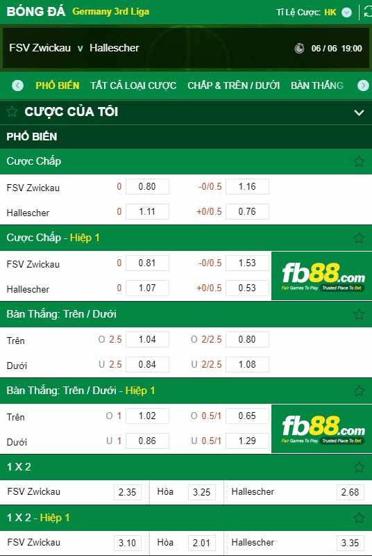 fb88-kèo nhà cái Zwickau vs Hallescher FC