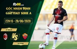 fb88-soi kèo AC Milan vs AS Roma