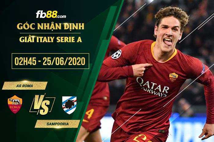 fb88-soi kèo AS Roma vs Sampdoria