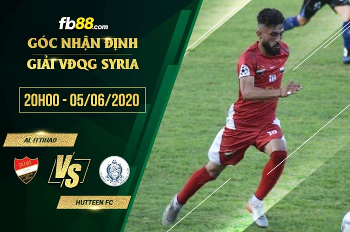 fb88-soi kèo Al Ittihad (SYR) vs Hutteen FC