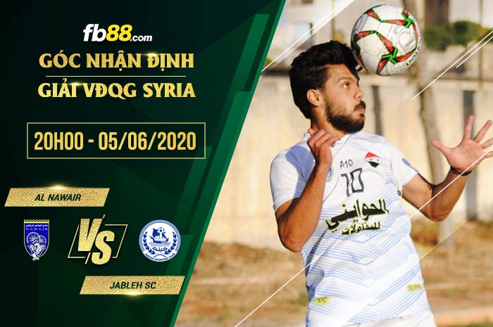 fb88-soi kèo Al Nawair vs Jableh SC