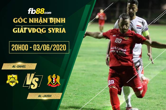 fb88-soi kèo Al-Sahel(SYR) vs Al-Jaish Damascus