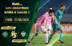 fb88-soi kèo Ansan Greeners FC vs Chungnam Asan