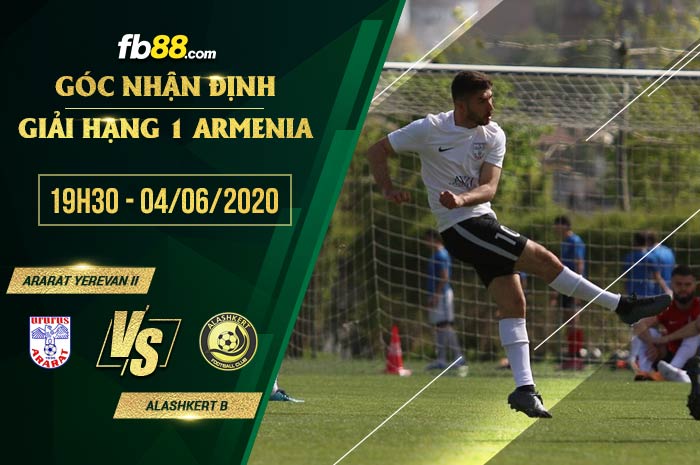 fb88-soi kèo Ararat Yerevan II vs Alashkert B Martuni