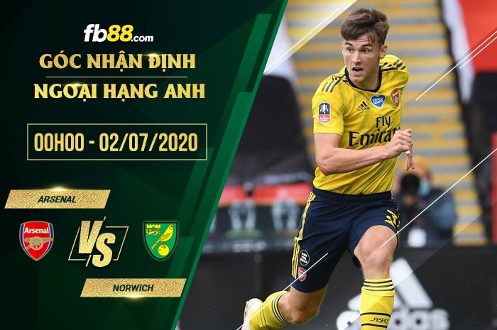 fb88-soi kèo Arsenal vs Norwich City