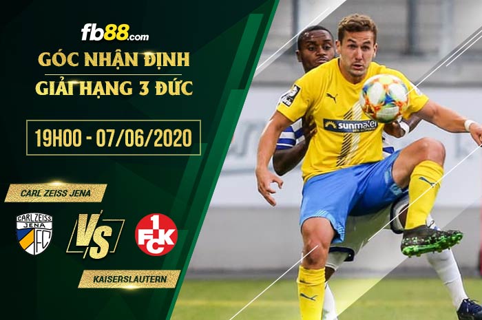 fb88-soi kèo Carl Zeiss Jena vs Kaiserslautern