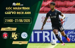 fb88-soi kèo Charlton Athletic vs Queens Park Rangers