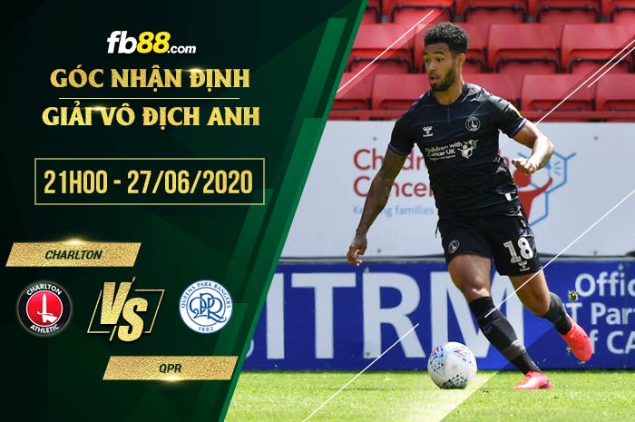 fb88-soi kèo Charlton Athletic vs Queens Park Rangers