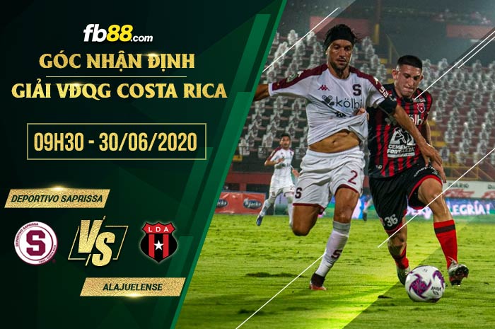 fb88-soi kèo Deportivo Saprissa vs Alajuelense