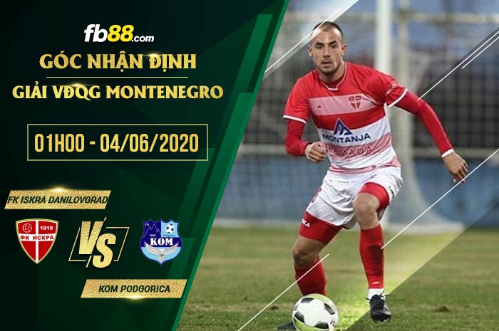 fb88-soi kèo FK Iskra Danilovgrad vs KOM Podgorica