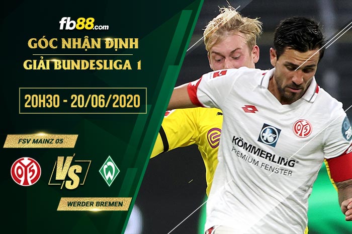 fb88-soi kèo FSV Mainz 05 vs Werder Bremen