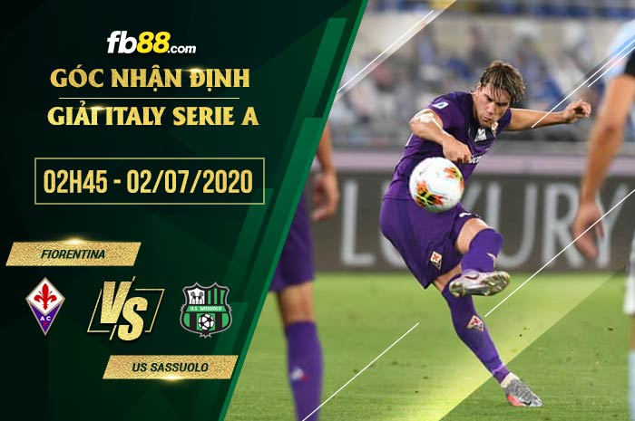 fb88-soi kèo Fiorentina vs Sassuolo