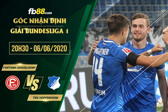 fb88 soi kèo Fortuna Dusseldorf vs TSG Hoffenheim