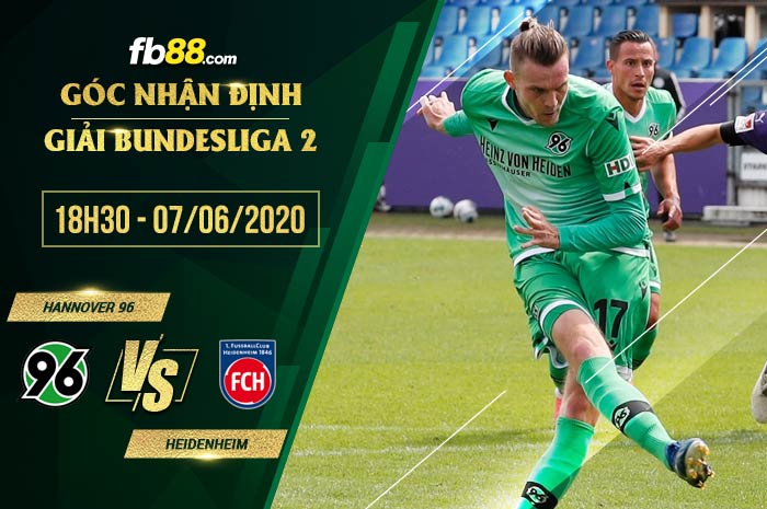 fb88-soi kèo Hannover 96 vs Heidenheimer