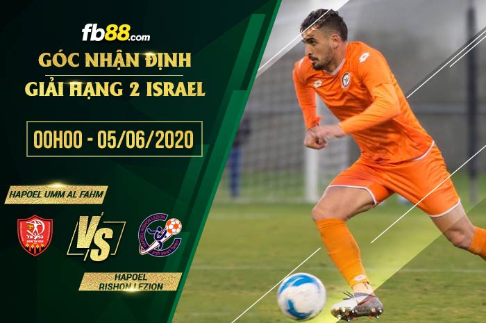 fb88-soi kèo Hapoel Umm Al Fahm vs Hapoel Rishon Lezion