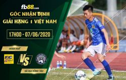 fb88-soi kèo Huda Hue vs Ba Ria Vung Tau FC