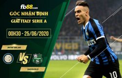 fb88-soi kèo Inter Milan vs Sassuolo