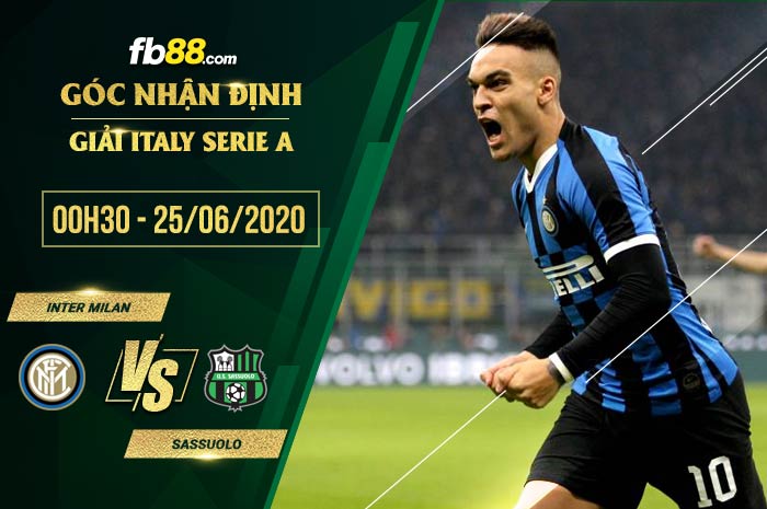 fb88-soi kèo Inter Milan vs Sassuolo