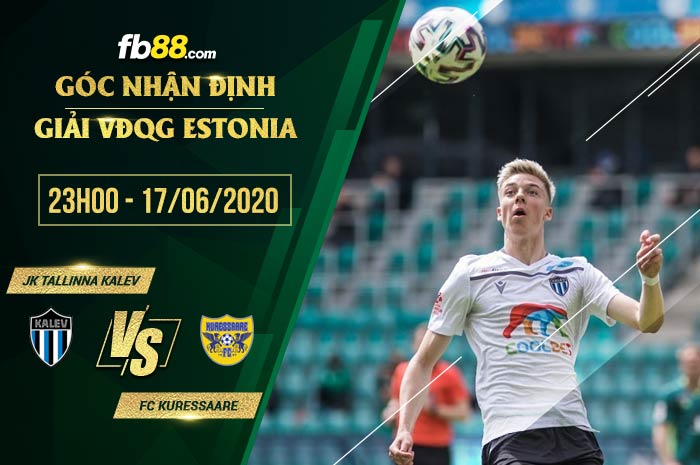 fb88-soi kèo JK Tallinna Kalev vs FC Kuressaare