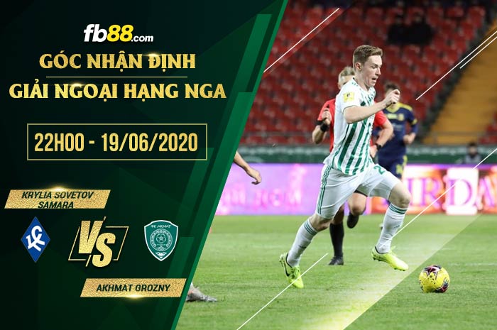 fb88-soi kèo Krylia Sovetov Samara vs Akhmat Grozny