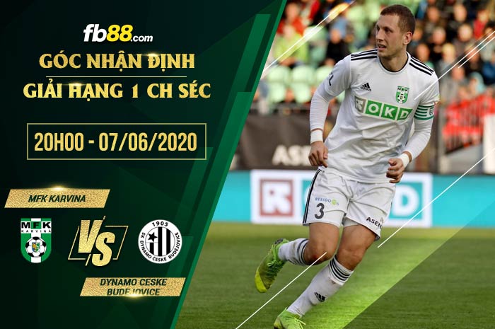 fb88-soi kèo MFK Karvina vs Dynamo Ceske Budejovice