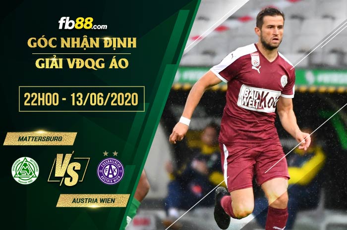 fb88-soi kèo Mattersburg vs Austria Wien